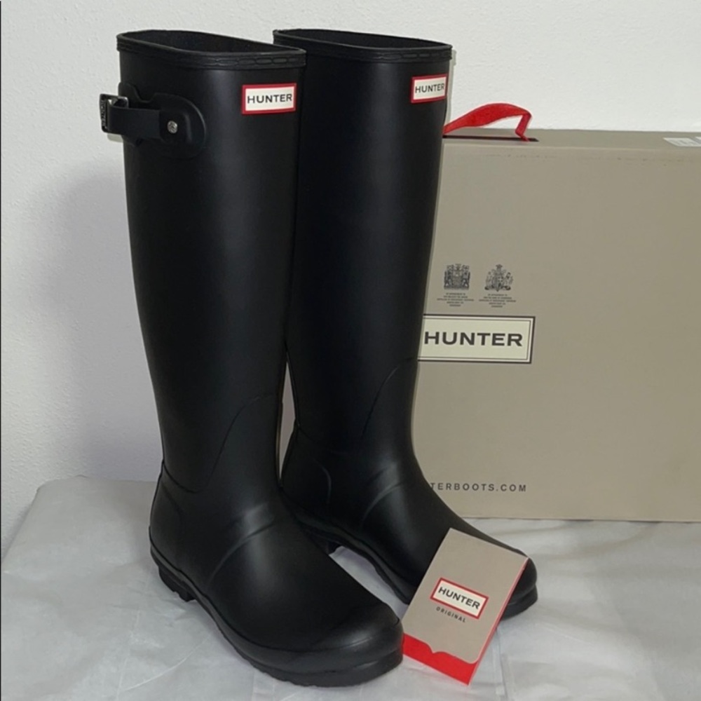 Hunter Original Tall Boots Matte Black